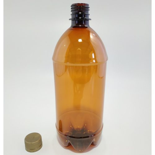 1L PETTIL -Flasche mit Schraubenverriegelung