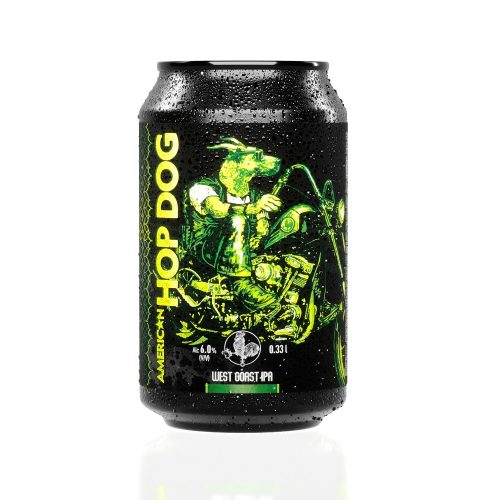 American Hop Dog West Coast IPA Beer 0.33 Can (Alc. 6.0%)