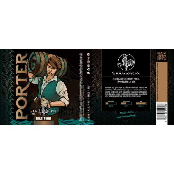Porter sör  can 12x0,33 Karton (alc. 5,5%)