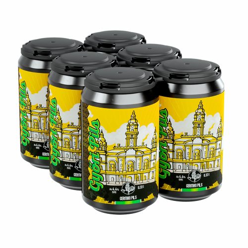 Győri Pils beer 6PACK CAN (alc. 4,4%)