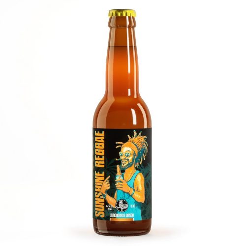 Sunshine reggae Saison beer 0.33 bottles (Alc. 5.0%)