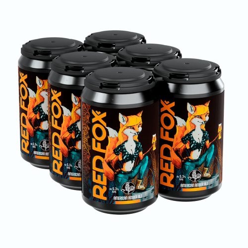 Red Fox Amber Ale sör 6PACK CAN (alc. 5,3%) DRS