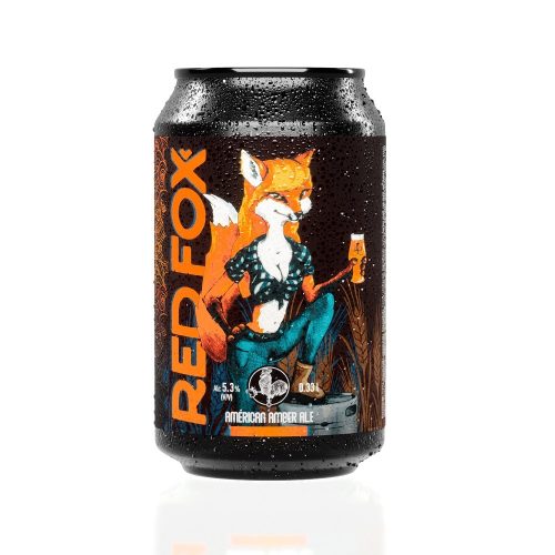 Red Fox American Amber Ale 0.33 Can (Alc. 5.3%)