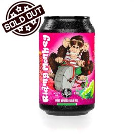   Riding Monkey with pomegranate, red currant and lime sour ale Dose (alc. 5,3%)