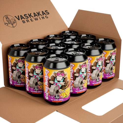 Riding Monkey with orange and mango sour ale can 12x0,33 Pack (alc. 5,3%)
