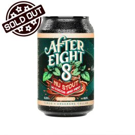   After 8 Nu Stout mit Kakao und Minze Ale 0,33 Dose (alc. 8,0%)