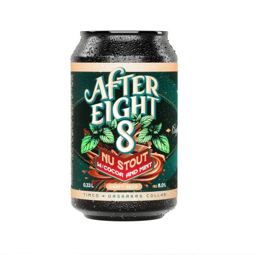 After 8 Nu Stout with cocoa and mint sör 0,33 Doboz (alc. 8,0%)