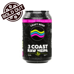 3 Coast raw NEIPA sör 0,33l Doboz (alc. 7,0%) DRS