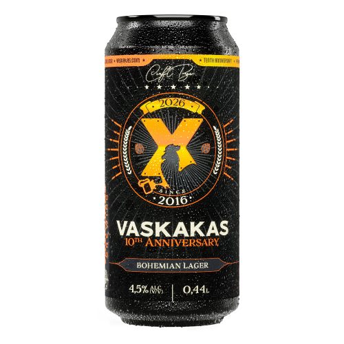 Vaskakas X Bohemian Lager 0,44l can (alc. 4,5%)