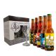 Iron -sort of beer selection 5 x 0.33l + glasses